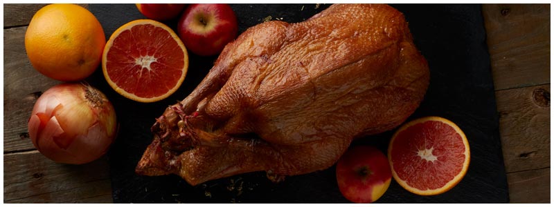 Weihnachtsessen Gebackene Gans